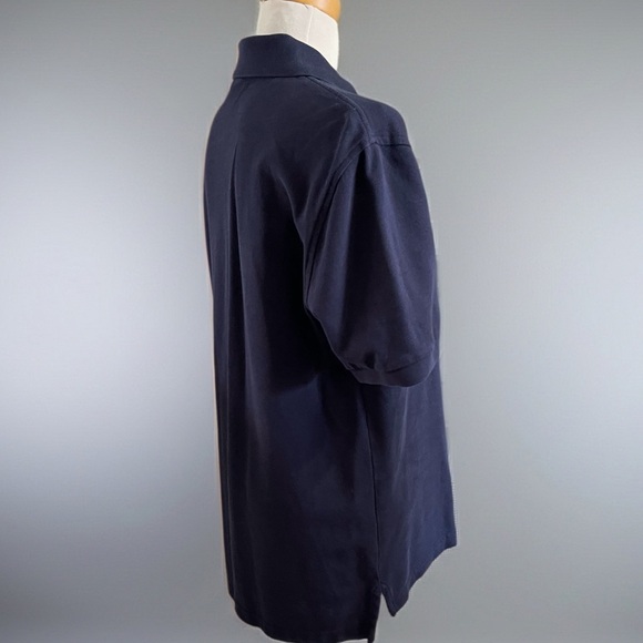 Brooks Brothers 1818 Navy Performance Polo Slim Fit Embroidered Logo Sz Large - Picture 4 of 9